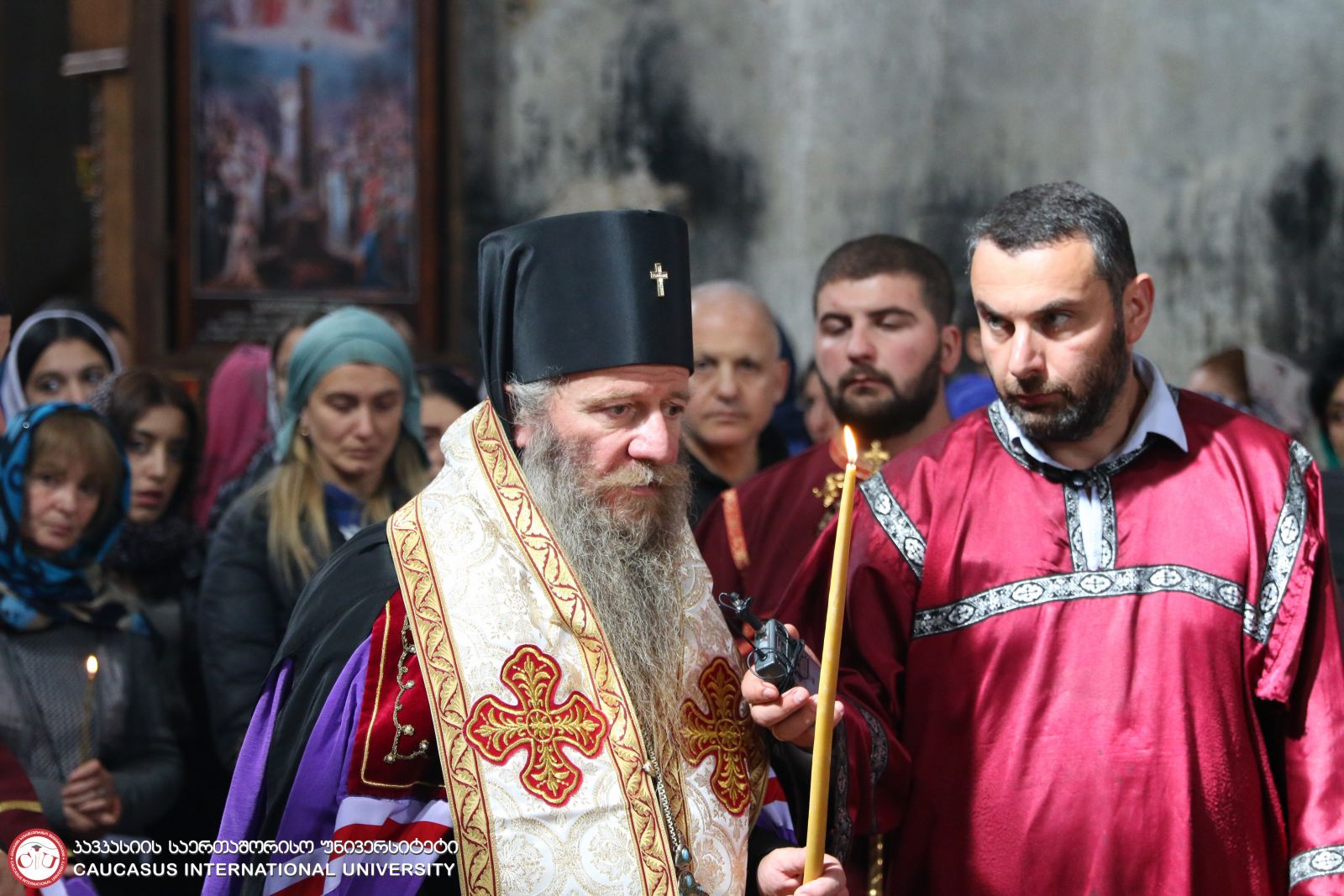 CIU Chancellor Visited Holy Remains of Ketevan Martyr in Alaverdi Cathedral