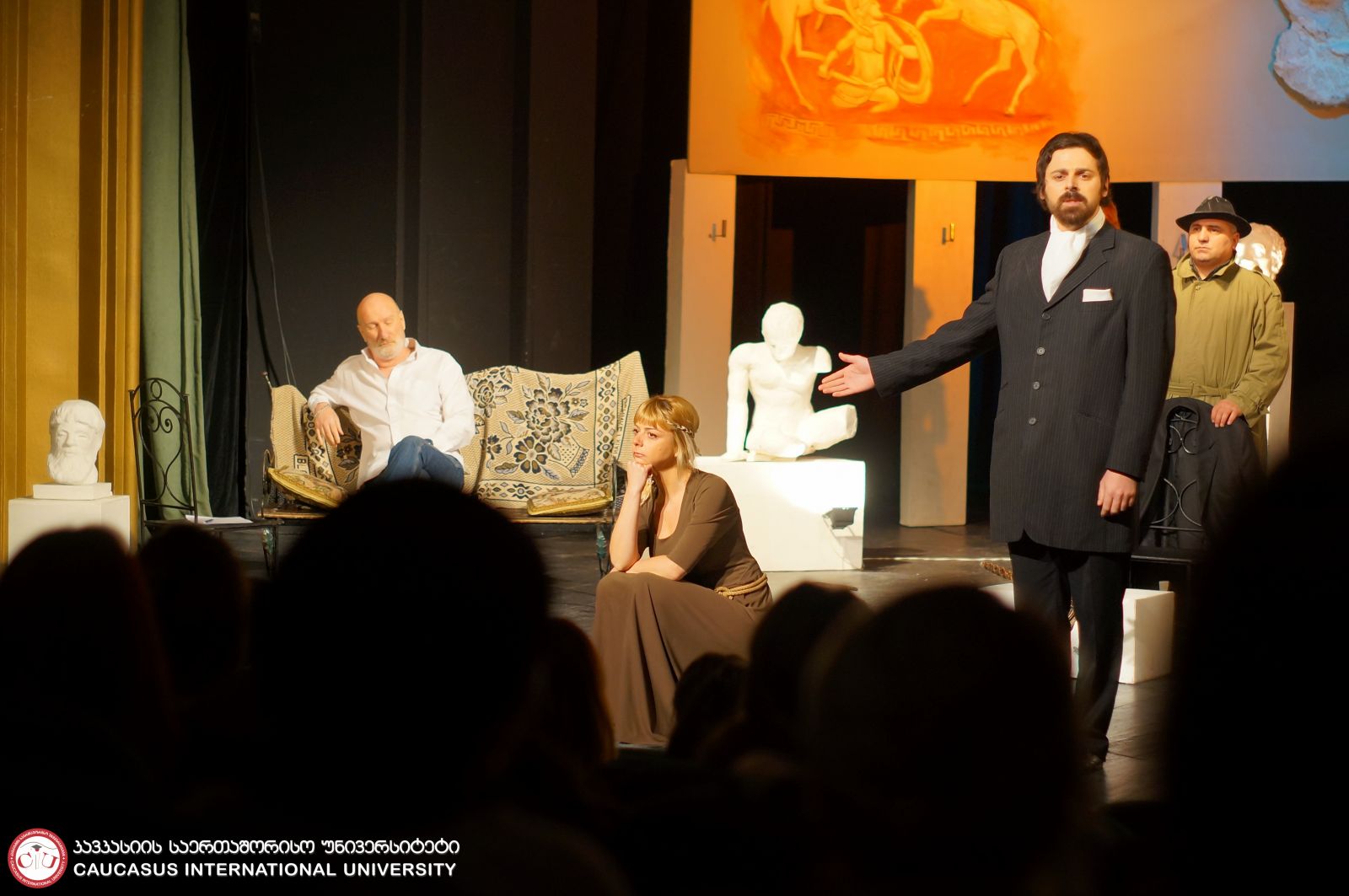 Students at Theatre