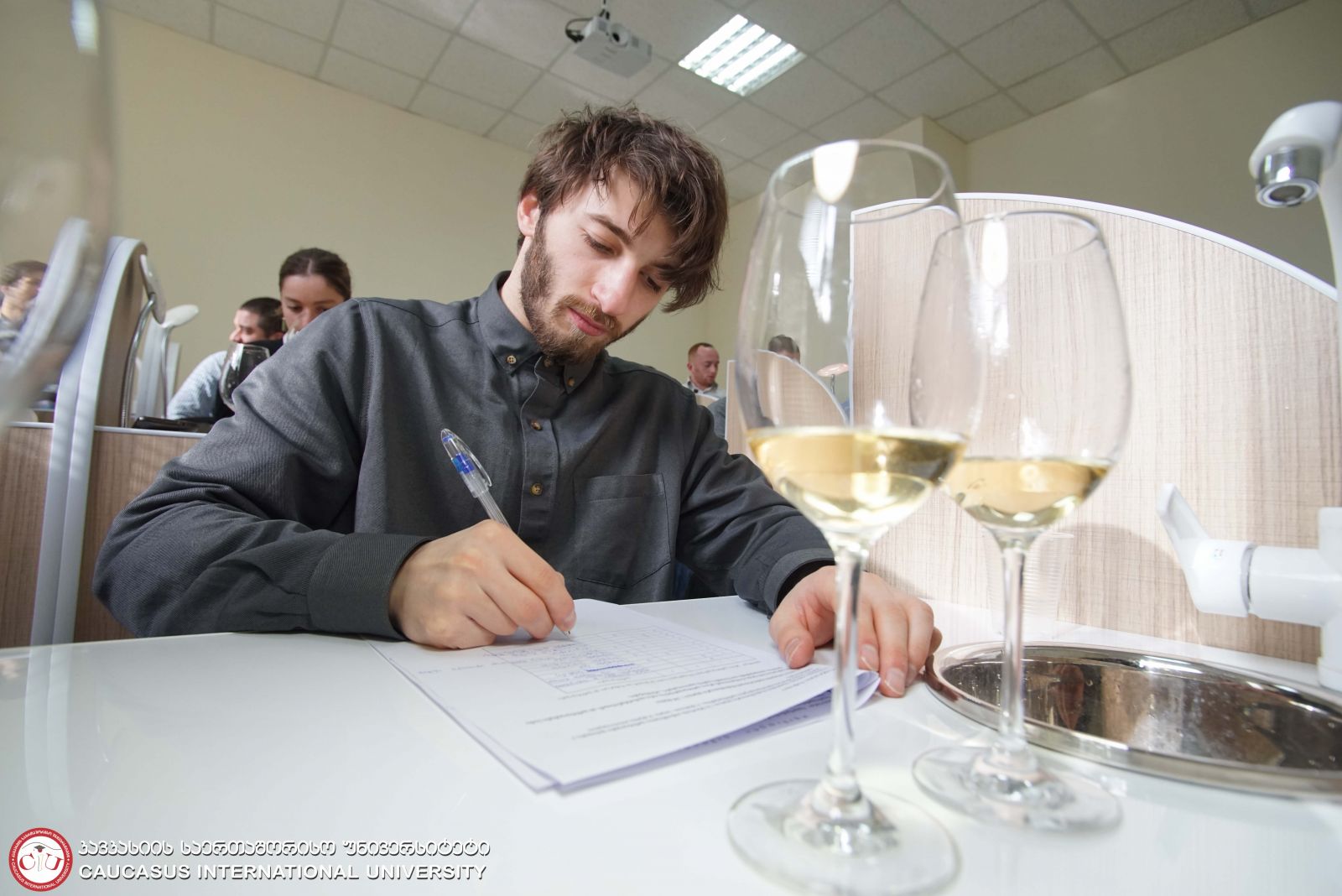 Saba Kitiashvili, CIU Post-Graduate Student Became a Member of Degustation Committee at National Wine Agency