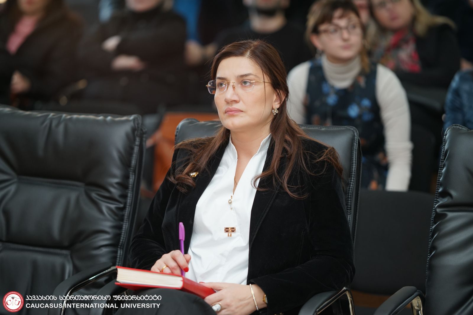 კსუ-ს ხარისხის უზრუნველყოფის სამსახურის უფროსი მარინა გედევანიშვილი - დოქტორანტებს შეხვდა