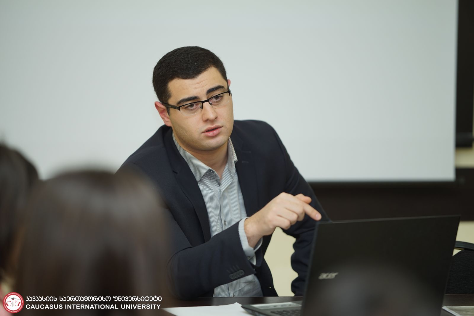 საერთაშორისო უსაფრთხოების სამართლის დოქტორმა, გიგა ლემონჯავამ კსუ-ში ღია ლექცია წაიკითხა
