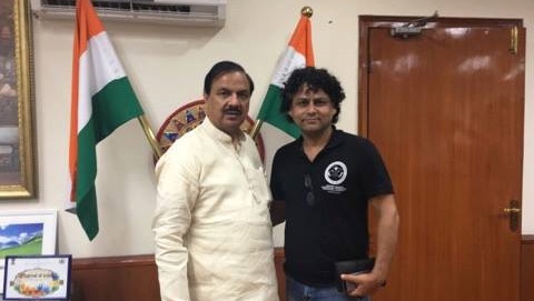 Meeting with Mahesh Sharma, Minister of Culture of India