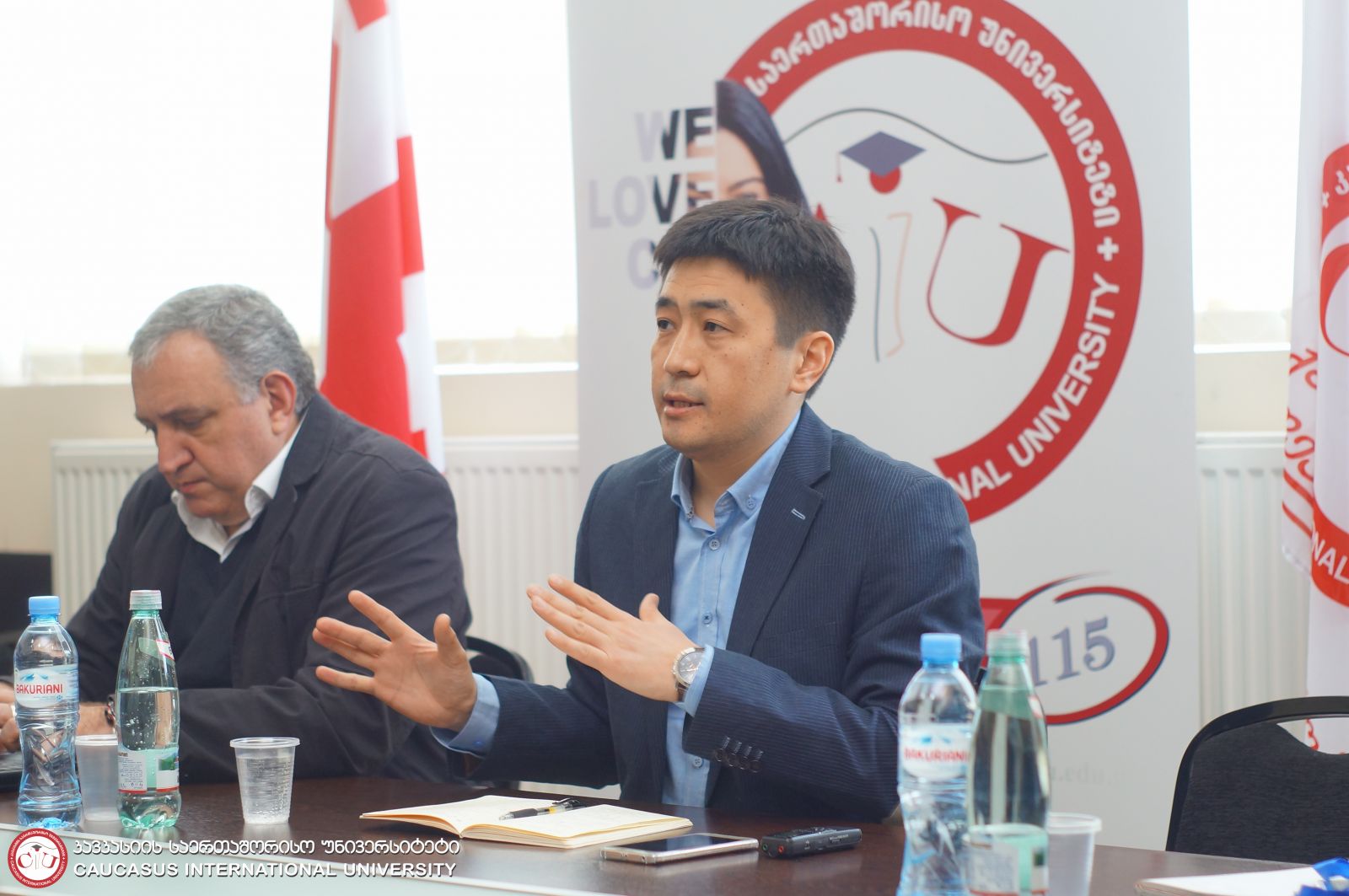 Shairbek Juraev, PhD Student at University of Saint Andrews Met CIU Students