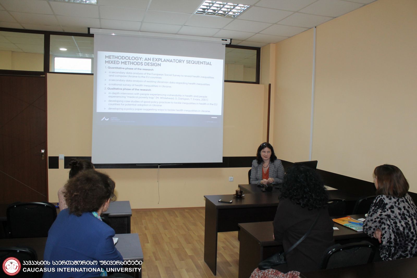 The Representative of Aarhus Perspective Research University Visits Caucasus International University