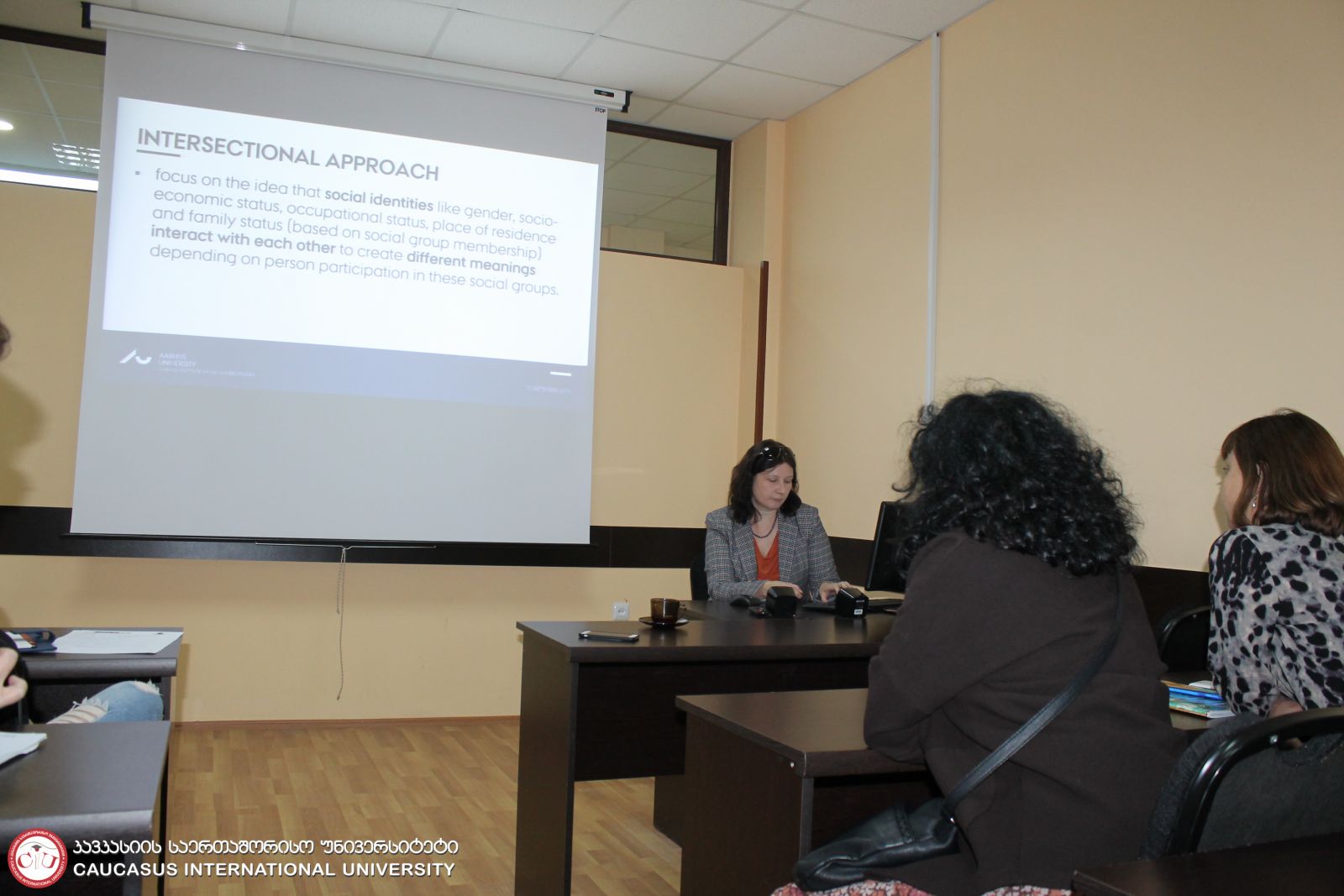 The Representative of Aarhus Perspective Research University Visits Caucasus International University