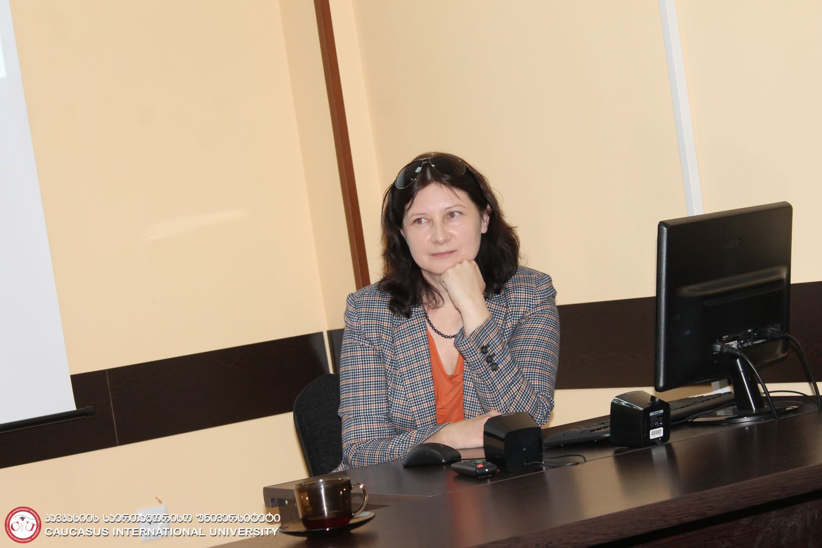 The Representative of Aarhus Perspective Research University Visits Caucasus International University