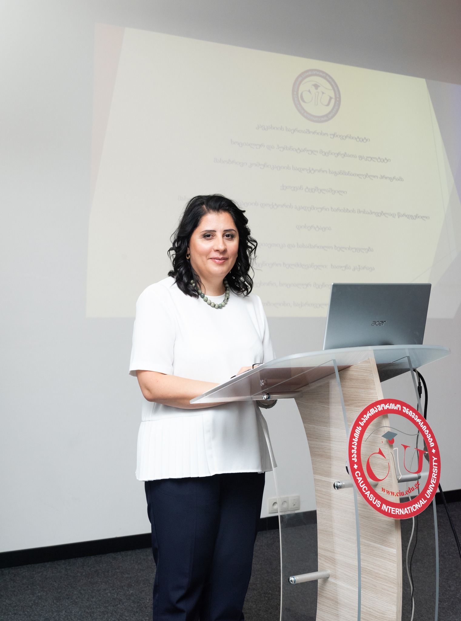 Defense of Ketevan Tkeshelashvili’s Dissertation Thesis