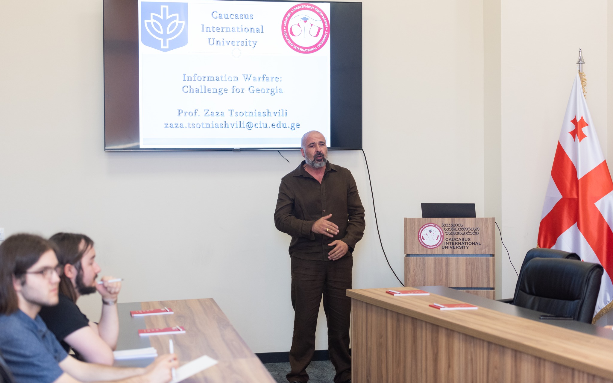 Jagiellonian University students visited the Faculty of Social Sciences and Humanities of CIU