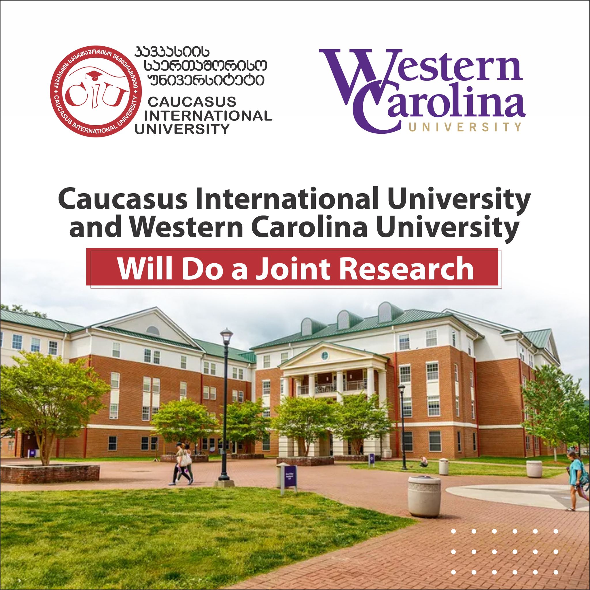 Caucasus International University and Western Carolina University Will DO a Joint Research