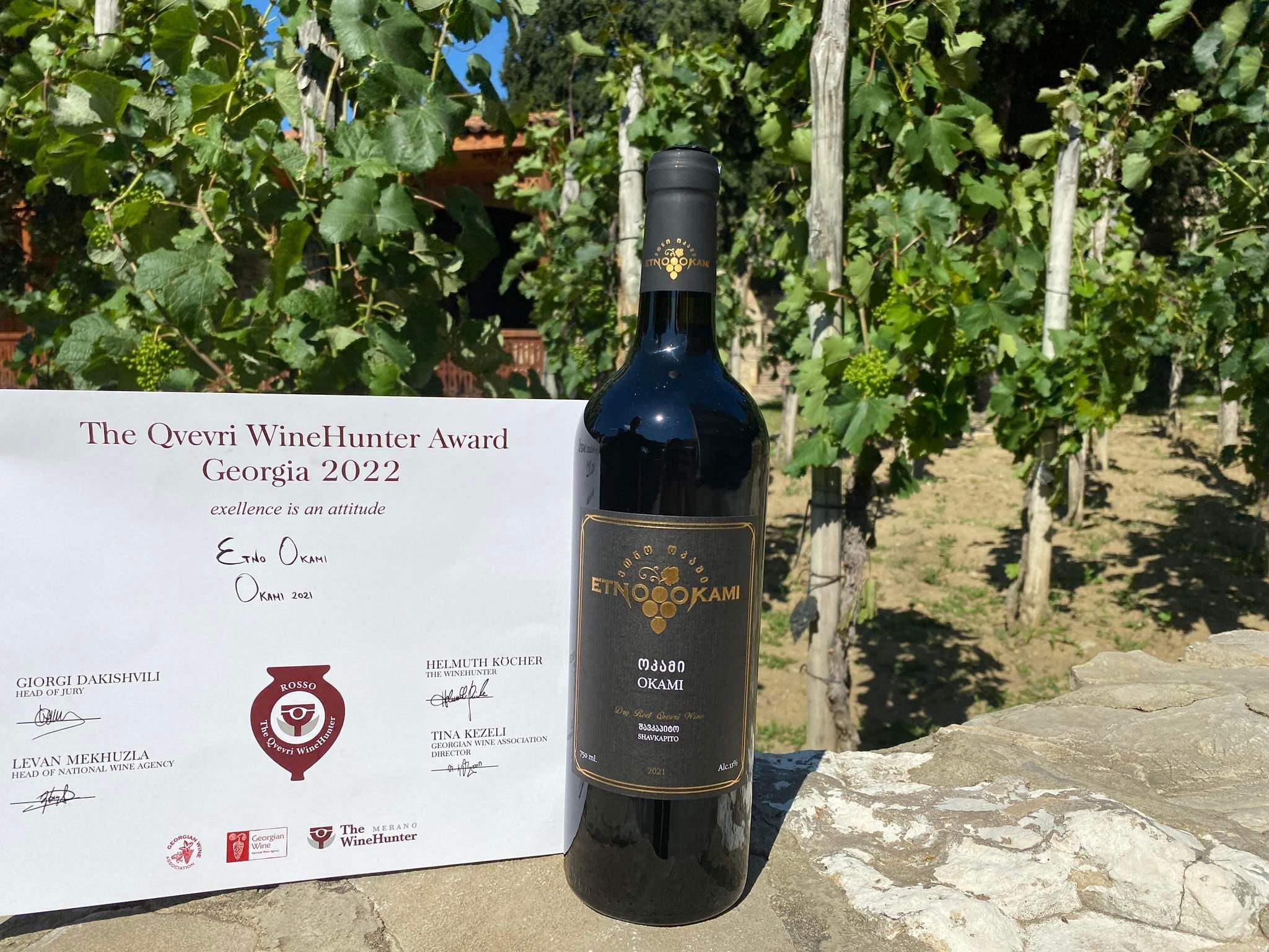 Winery Ethno Okami Is One of the Winners of “THE QVEVRI WINEHUNTER”!