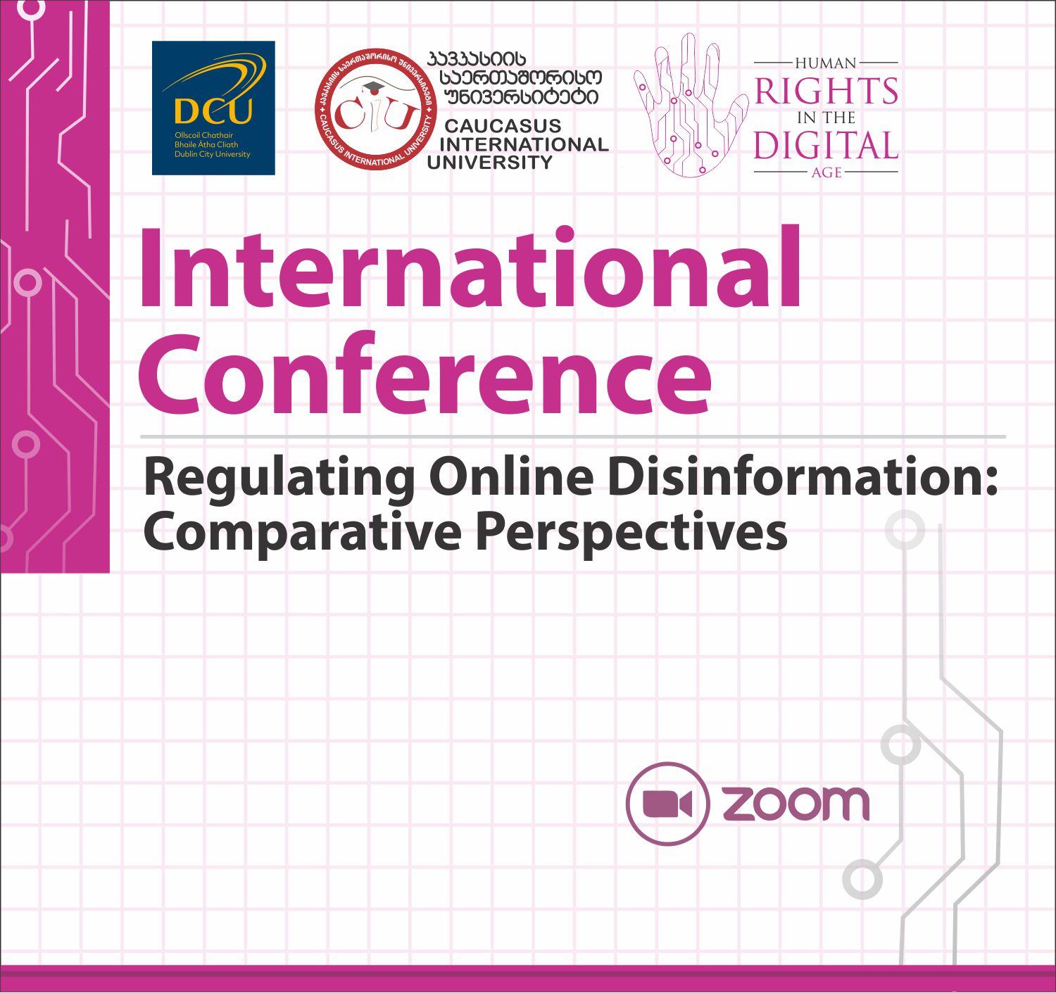 საერთაშორისო კონფერენცია - „ონლაინ დეზინფორმაციის რეგულირება: კომპარატიული პერსპექტივები“